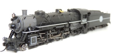 BROADWAY LTD. PARAGON 4 SCALE ATLANTI COAST LINE LIGHT MIKADO 2-8-2 STEAM ENGINE