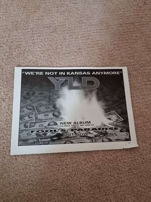 TNEWM97 ADVERT 5X8 YLD : 'FOOL'S PARADISE' ALBUM