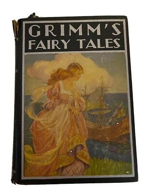 Vtg Grimm's Fairy Tales Hardcover Book Rand McNally & Co 1938 Windermere Series - Image 1 of 4