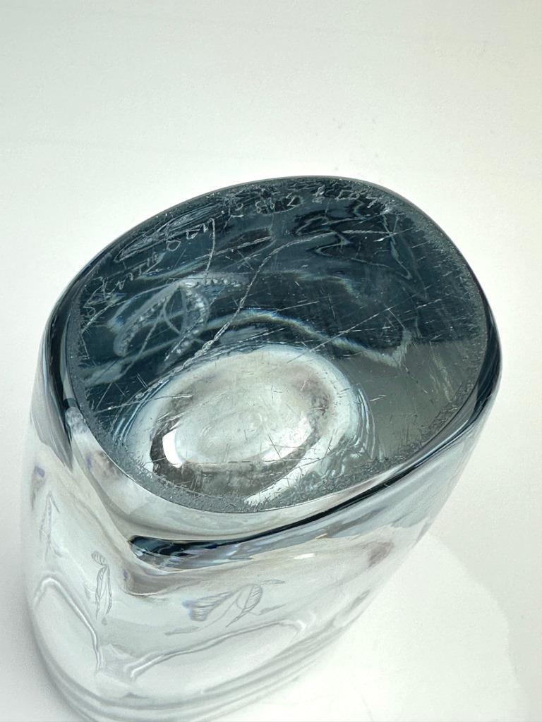 Strombergshyttan Sweden Crystal  Vase、花器 Clear 