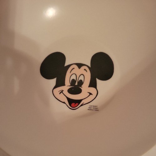 Lot Of 3 Vintage Kids Melamine Bowls Micky Mouse, Raggedy Ann & Snoopy - Picture 3 of 9