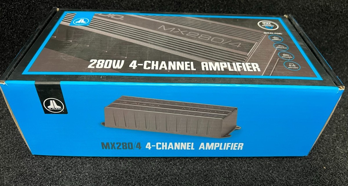 JL Audio MX280/4 4-Channel Car Audio Amplifier Marine Amp