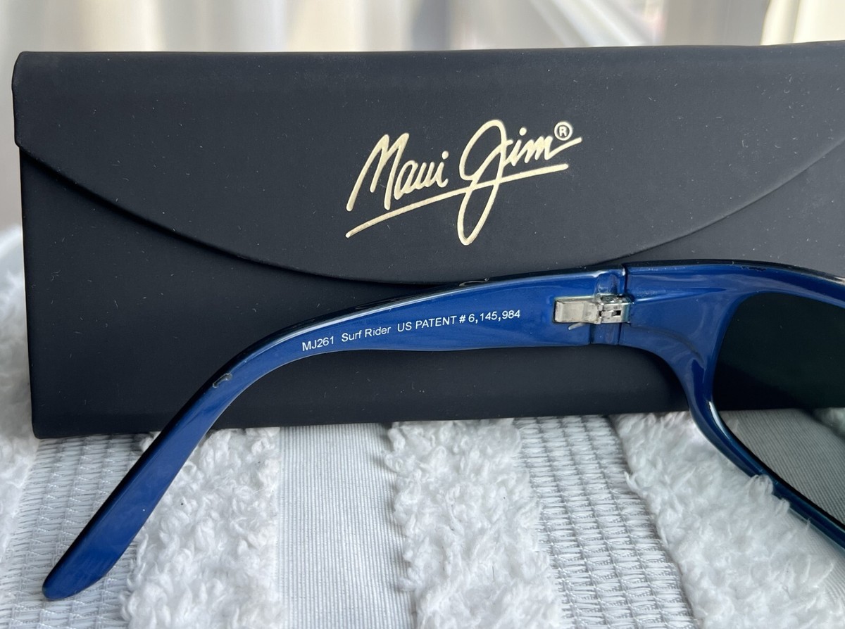 Maui Jim Surf Rider MJ 261 02 Black & Blue Frame Neutral  display picture 2