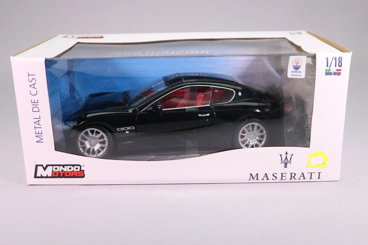 LE174 MONDO MOTORS Voiture 1/18 1:18 Maserati Gran Turismo noire