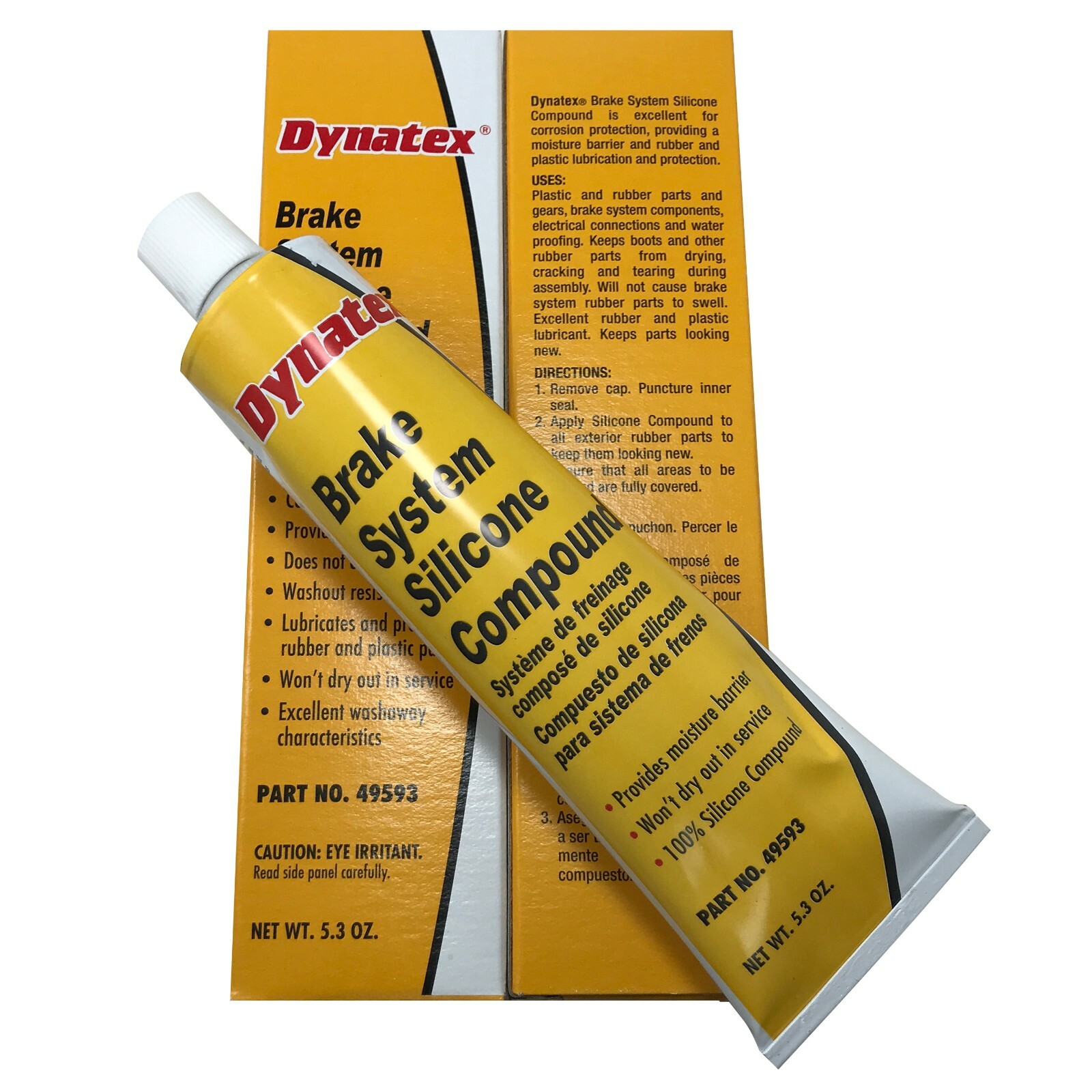 49593 Dynatex Brake System Silicone Compound 5.3 Oz Tube for sale