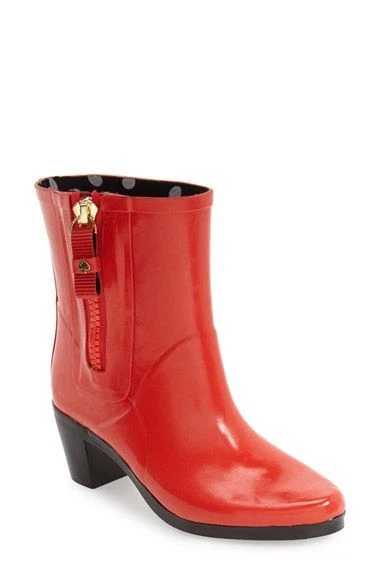Kate spade red rain boots sale