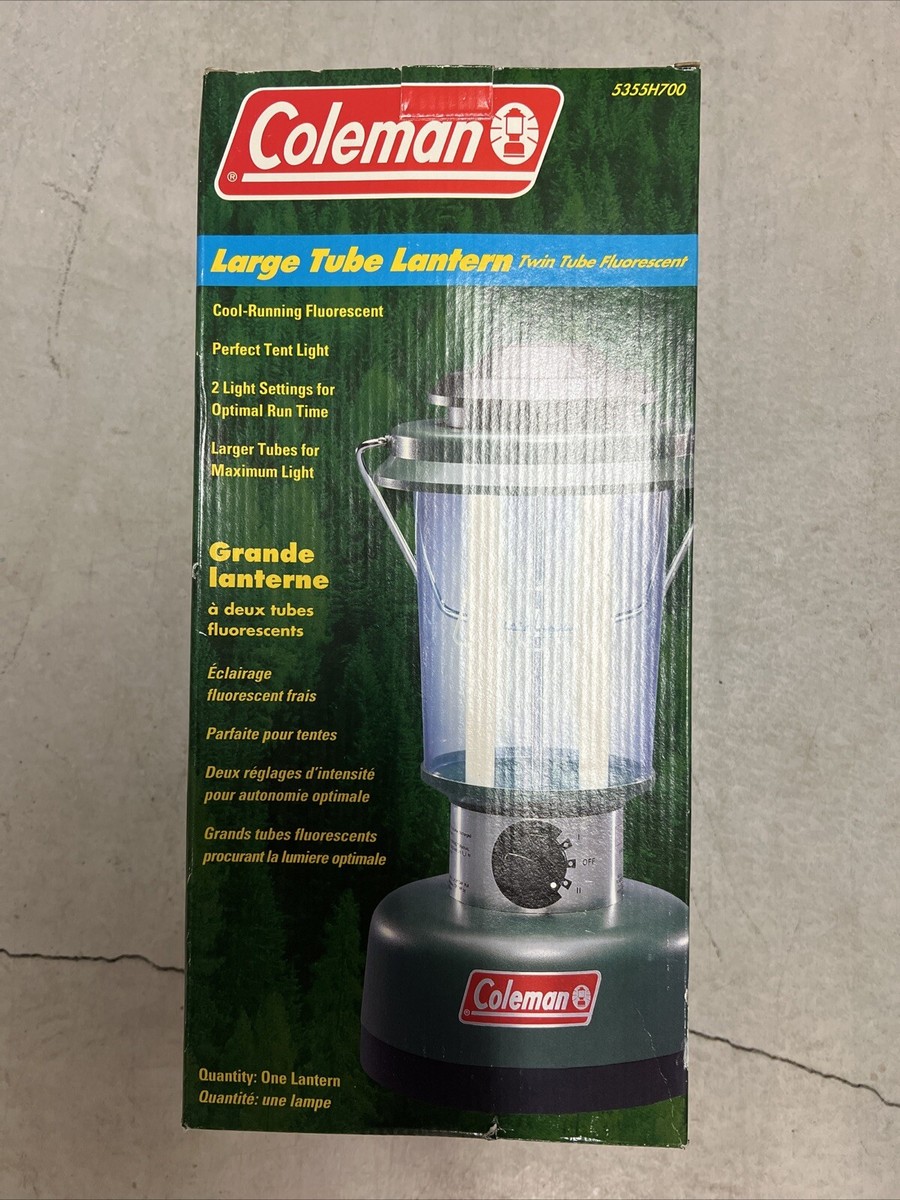Vintage Coleman 5355H700 Large Tube Lantern Fluorescent for Vintage Coleman 5355H700 Large Tube Lantern Fluorescent for