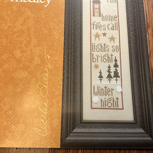 RARE!! Cross Stitch Leaflet Winter Medley Heart In Hand 2004 - Picture 4 of 5