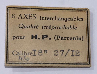 Axe De Balancier 18'' Pour Mouvement D'horloge HP 27/12 - Pièce D'occasion (balance Staff)