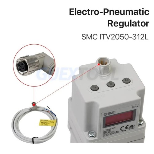 Regolatore elettrico valvola proporzionale SMC ITV2050-312L fibra laser metallo taglio - Foto 3 di 15