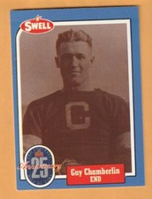Guy Chamberlin Chicago Cardinals 1988 Swell Greats #31 Nebraska Cornhuskers 10J