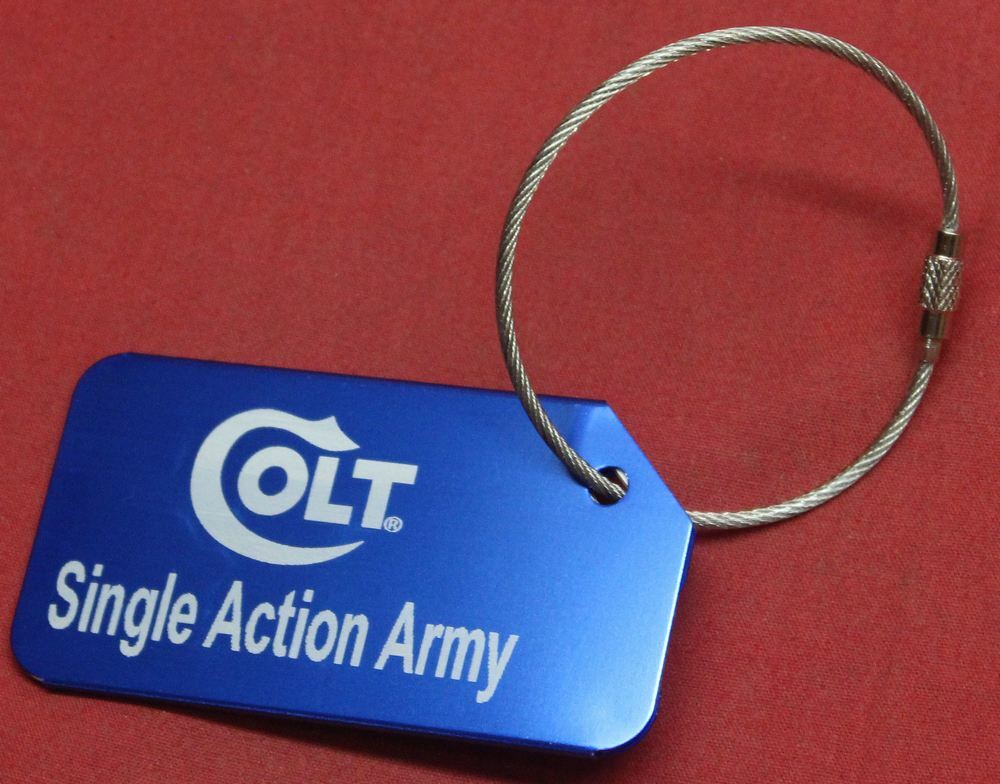 COLT FIREARMS Single Action Army Range Bag Luggage Tag