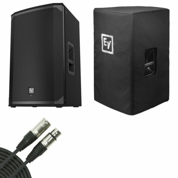 EV ElectroVoice Ekx15p Ekx15p Powered 15inch Speaker W/ Cover and