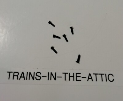 LIONEL BOILER DOOR RIVET . PACK OF 6. NEW PART 700E-185