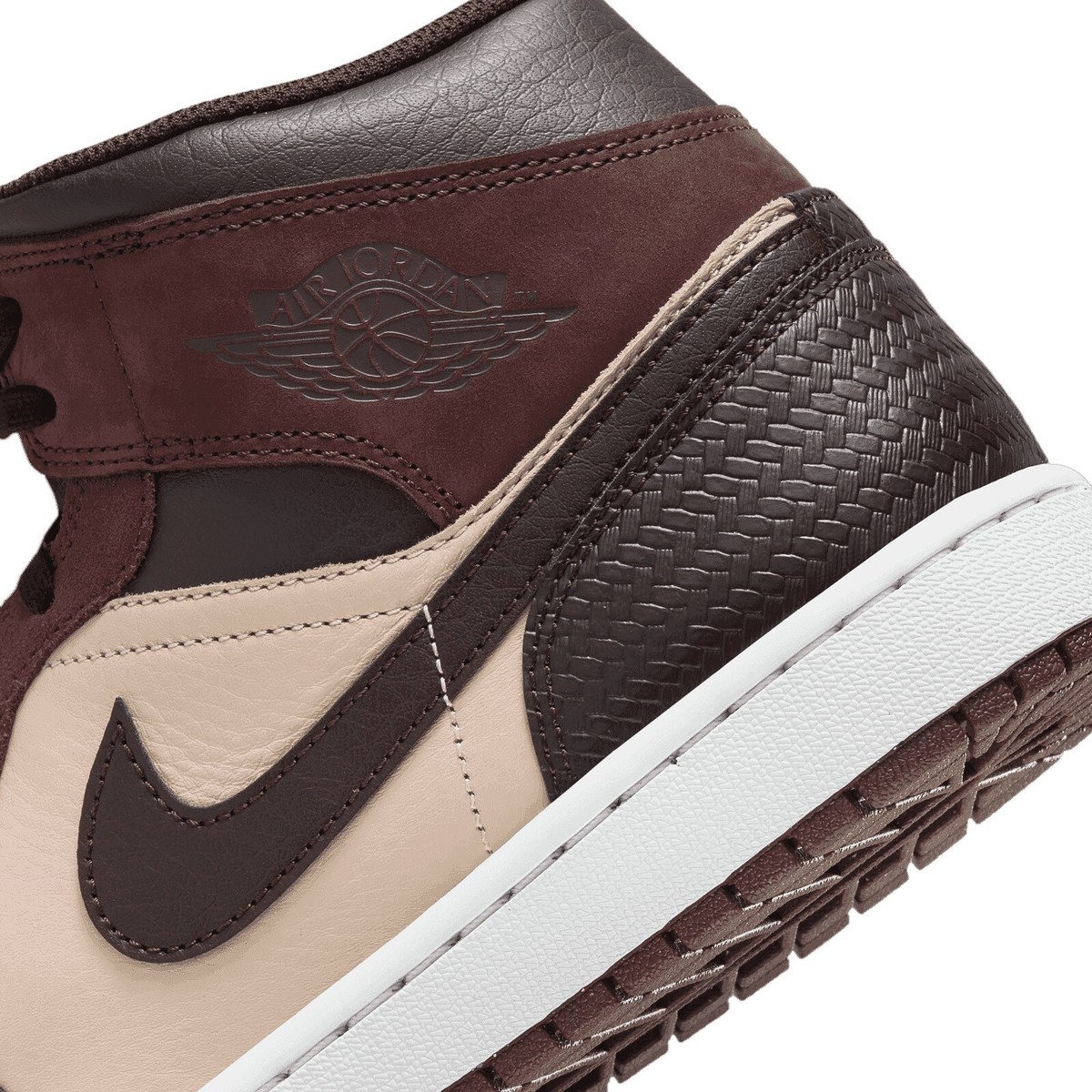 Air Jordan 1 Mid SE 'Paris YMCA' Velvet Brown Men's