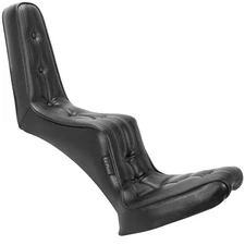 LePera Signature One Piece 14" Back Seat - Diamond/Buttons - Rigid Frame