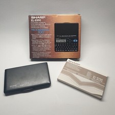 Sharp elektronischer ORGANISATOR Sharp EL-6160 Nummernspeicher / Planer