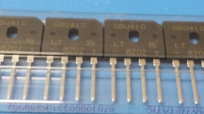 (10 PCS) GBU410 LITEON Bridge Rectifier Single Phase Standard 1 kV 2.4A GBU ROHS