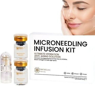 Micro System (1Tool, 2Serums Infusion Facial Stamp, Peptide Hydrating Anti-aging