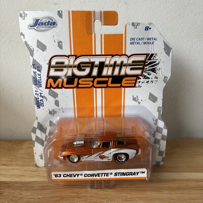JADA TOYS BIGTIME MUSCLE 1963 CHEVY CORVETTE STINGRAY