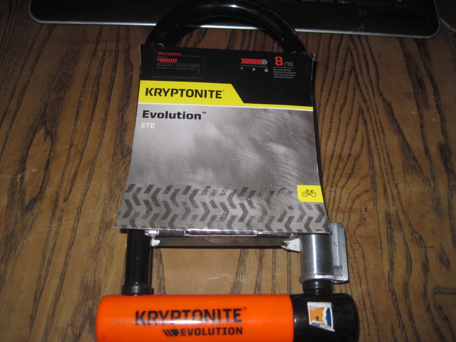 Kryptonite Evolution Series ULock Bike Anti Theft Keyed Black 8/10