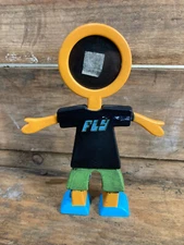 CBS Designs 1999 Flexo Buddies Bendable Flu Skate Kid Photo Frame Nostalgia 90s