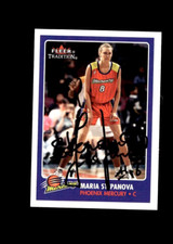 Maria Stepanova 2001 Fleer Tradition WNBA authentic autographed card