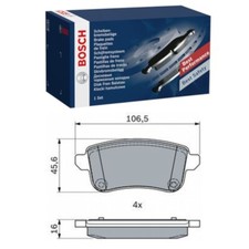BOSCH Bremsbeläge hinten für RENAULT GRAND SCÉNIC SCÉNIC III