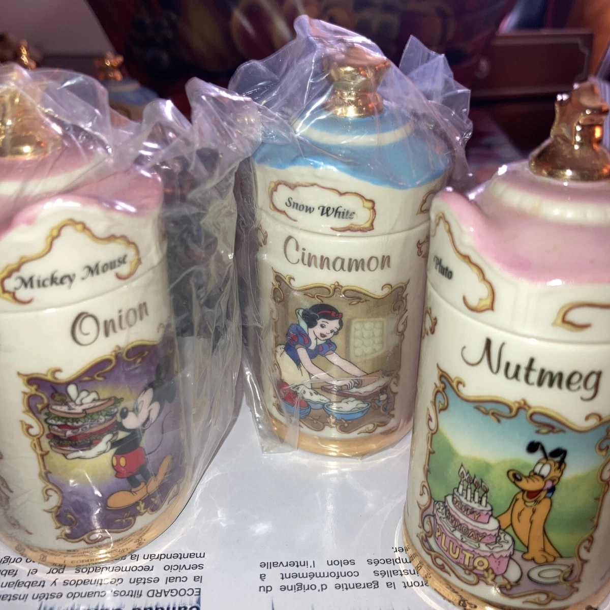 Lenox 1995 disney online spice jar collection