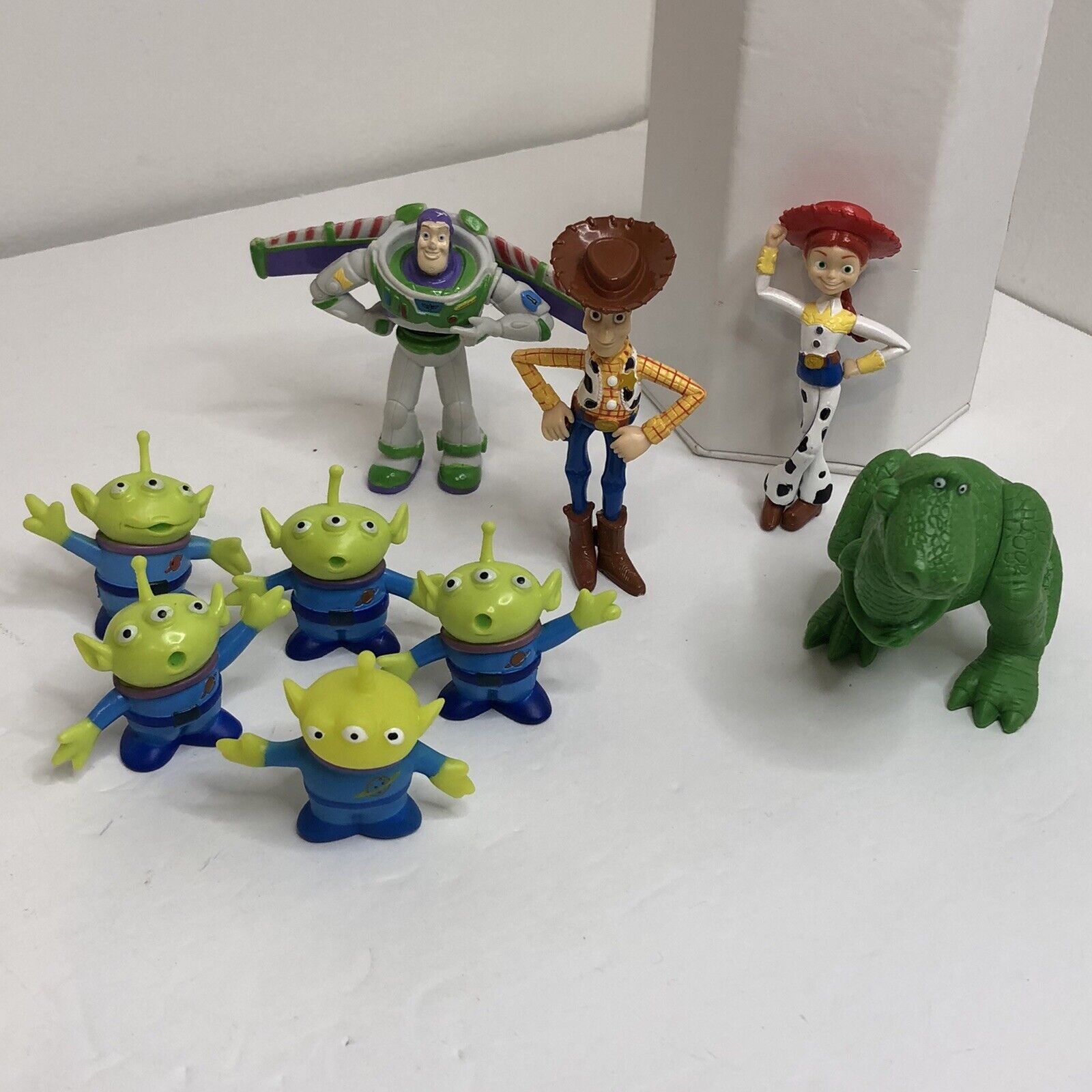 DISNEY TOY STORY MOVIE ACTION FIGURES ZURG WOODY BUZZ REX ALIEN