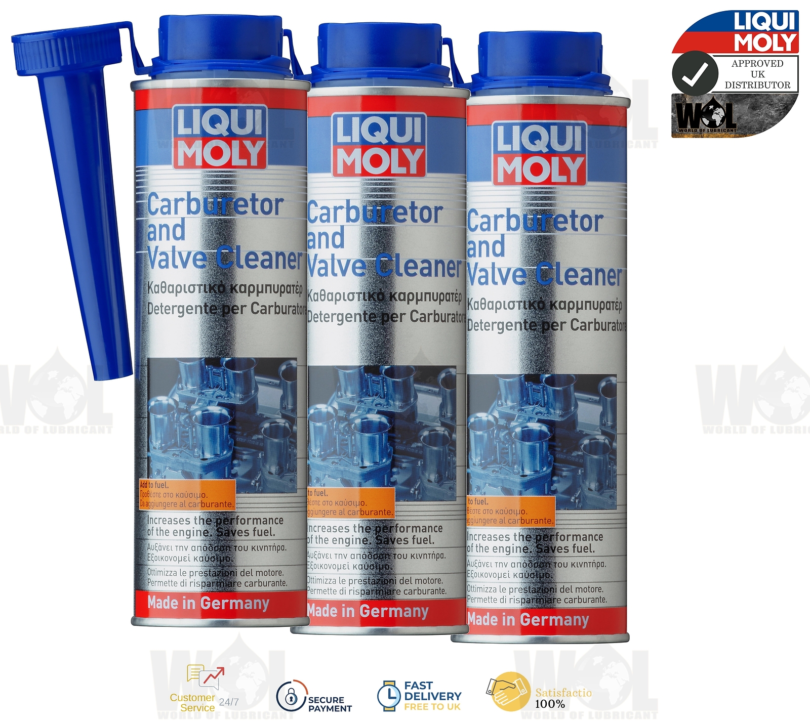 Liqui Moly MTX Carburetor Carb & Valve Cleaner Petrol Additive 300ml 1818 - Image 29