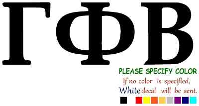 GAMMA PHI BETA SORORITY Vinyl Decal Sticker Car Truck Window Various Sizes