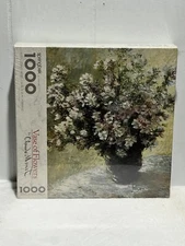 Springbok Puzzle 1000 Vase of Flowers Claude Monet New In Box Sealed