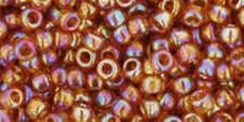 6/0, Toho Seed Beads, 162C, Transparent-Rainbow Topaz, 10 grams, TR-06-162C