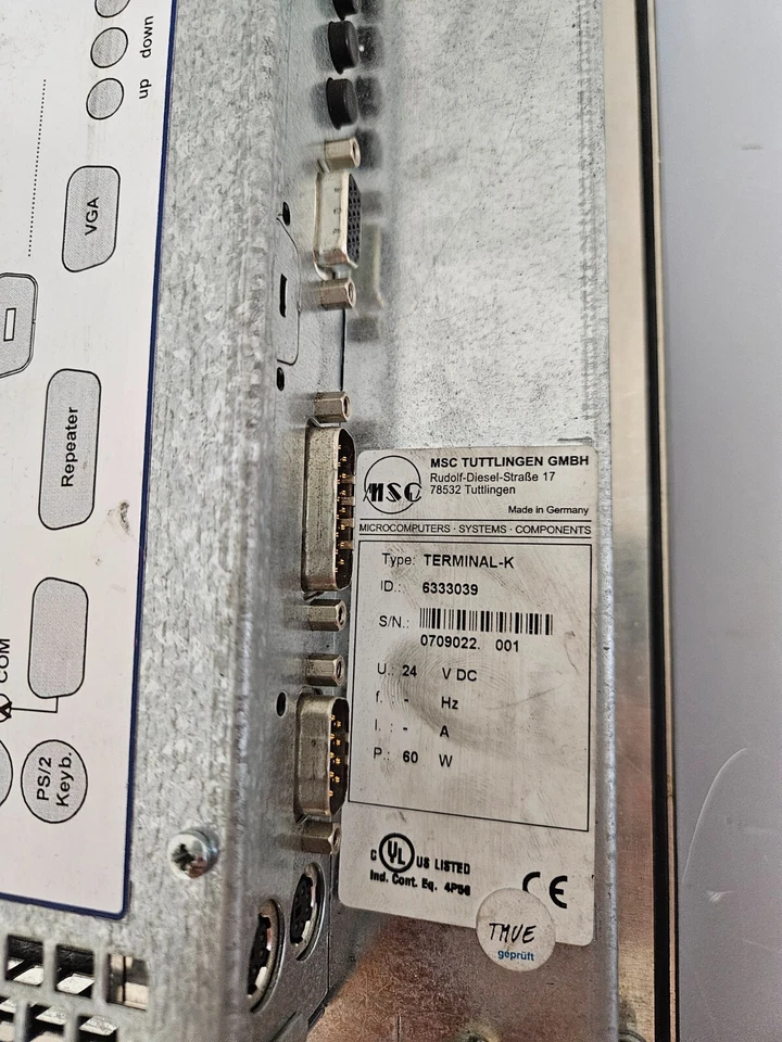 MSC TUTTLINGEN TERMINAL-K  ID 6333039 Defekt   nur für Ersatzteile - Bild 3 von 4