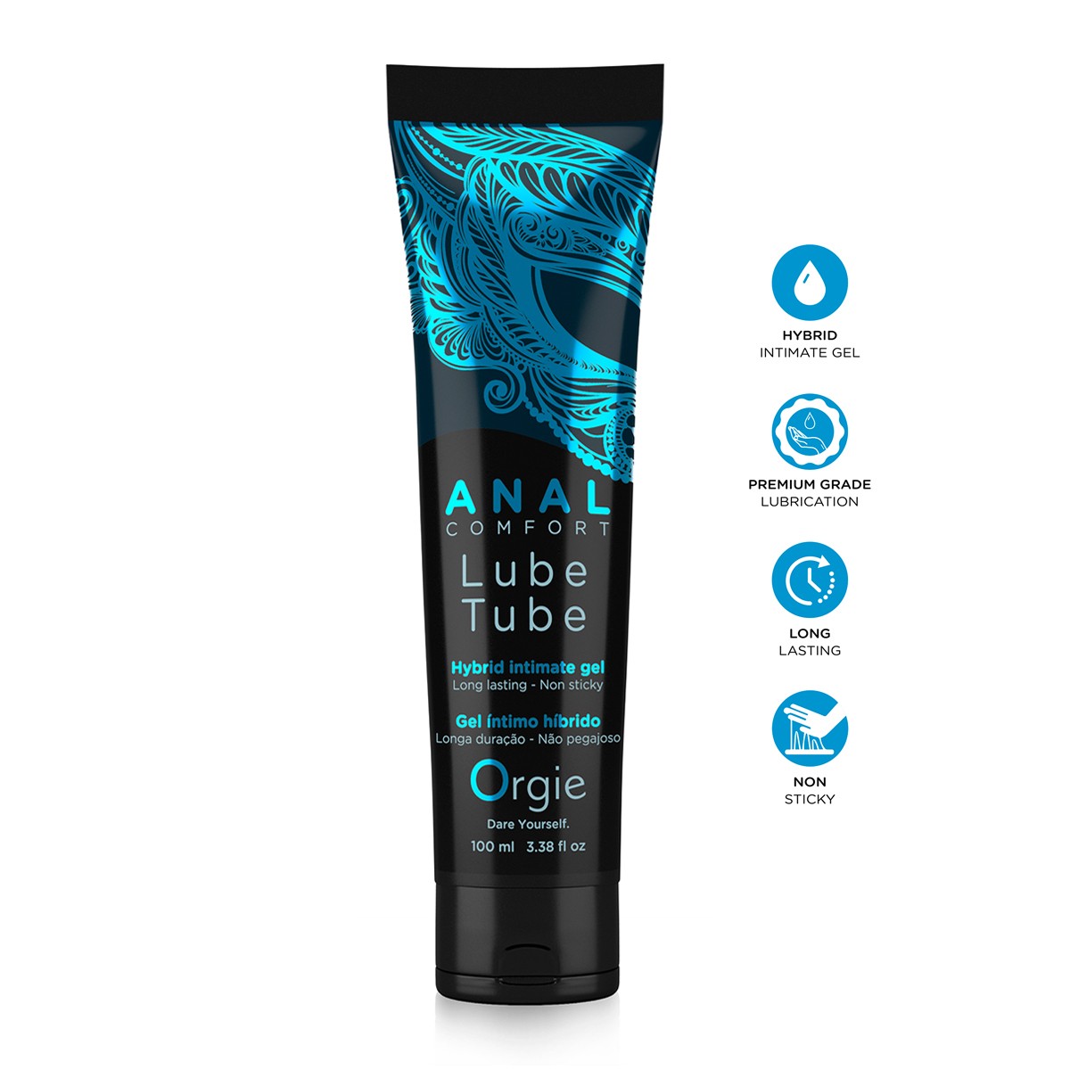 Lubrifiant anal à base d'eau ORGIE pour pimenter les soirées romantiques en couple 100ml