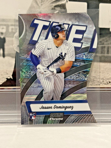 Jasson Dominguez #TVN-15 2024 Topps Stadium Club Triumvirates Nickname card