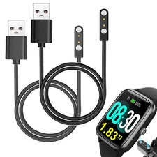 Smart Watch Cable Chargers for GRV FC1 1.83” Smartwatch, 2-Pack