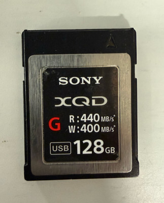 Sony XQD Memory Card 128GB G Series 400MB/s - Used