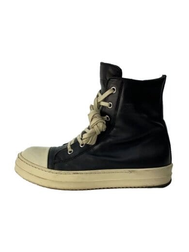 Rick Owens/side zip/high top sneakers/41/BLK/32473// | eBay