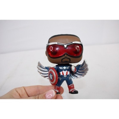 Funko Pop Marvel Captain America Falcon Wings Shield Red Goggles