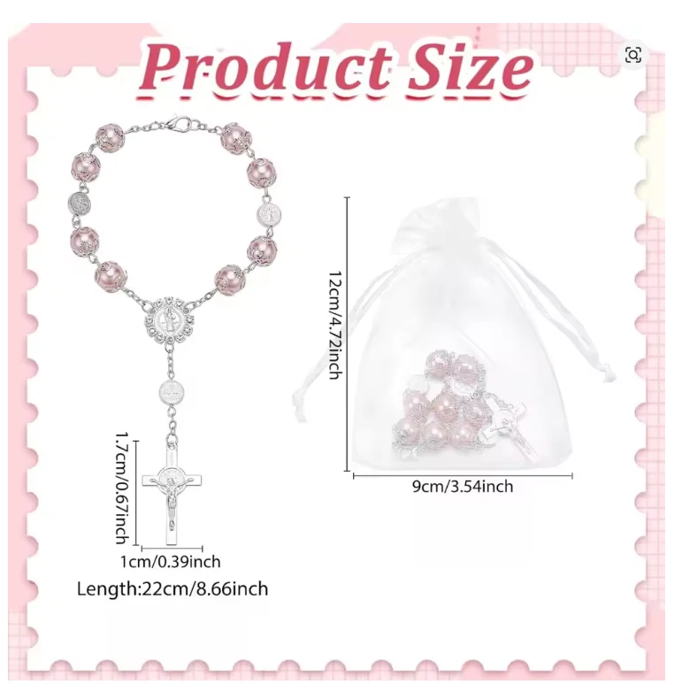 Hanging Car Accessories Rear View Mirror Girly for Women Interior - Image 2 of 4