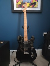 Black Fender Telecaster (Mexican 2011) humbucker pickups