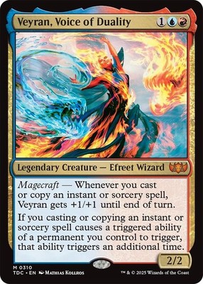 Veyran, Voice of Duality - Normal NM MTG Commander: Tarkir: Dragonstorm