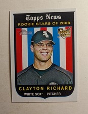 2008 Topps Heritage SP 716 Clayton Richard  White Sox 