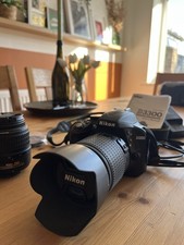 Nikon D3300 Digital SLR Camera 24.2MP, Black, 18-55mm 55-200mm Lenses PLUS More!