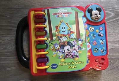V-tech Disney Junior Mickey Mouse Fun House Explore & Learn Electronic book 2022