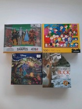 Puzzle Lot of Four- Disney, Wizard Of Oz, Pea...