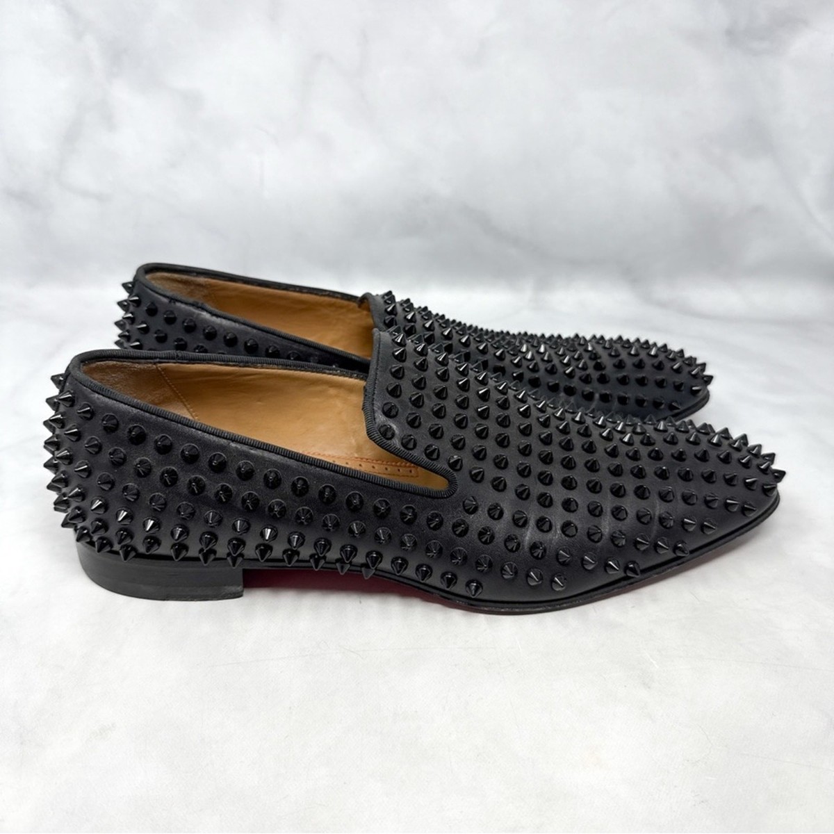 Christian Louboutin Dandelion Spike Studded Smoking Loafer