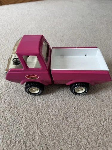 Tonka Stables Pink Pickup Truck: Vintage 1970's: Pressed Steel Great Condition